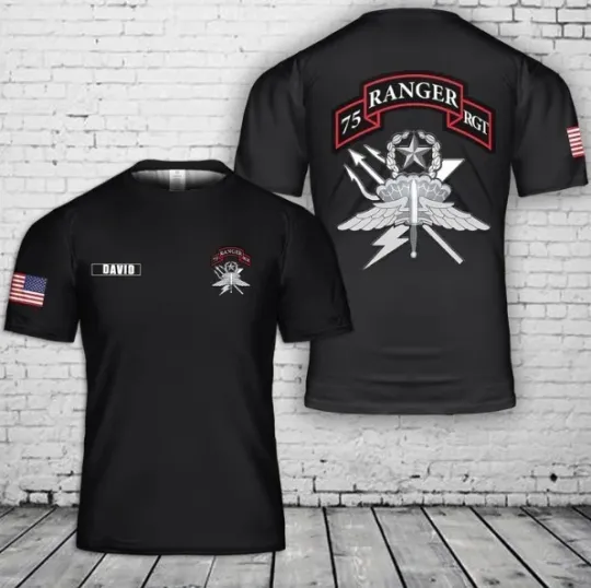Discover Custom Name Regimental Reconnaissance Company 3D T-Shirt