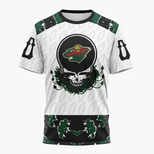 Discover Personalized 2026 Minnesota Wild Special Gradeful Dead 3D Hockey Fan Gear