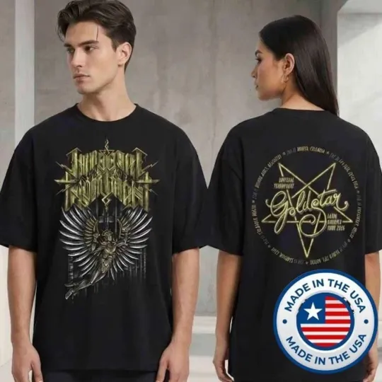 Imperial Triumphant Goldstar Latin America Tour 2026 Artwork Tour Dates T-Shirt
