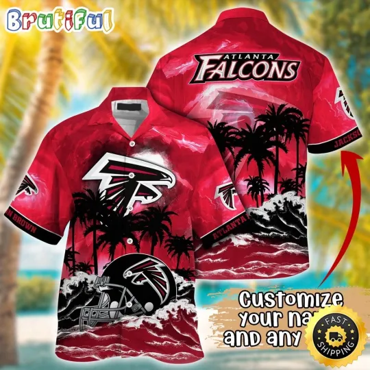 Discover Personalized Atlanta Falcons Ever Aloha Hawaiian Shirt