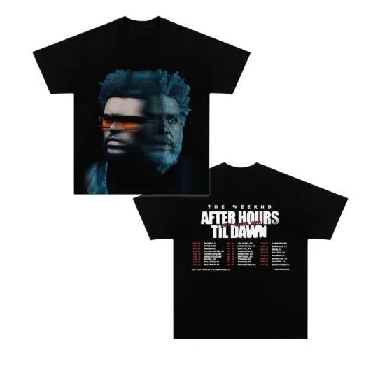 Discover Weeknds After Hours Til Dawn Tour Concert 2026 T-shirt