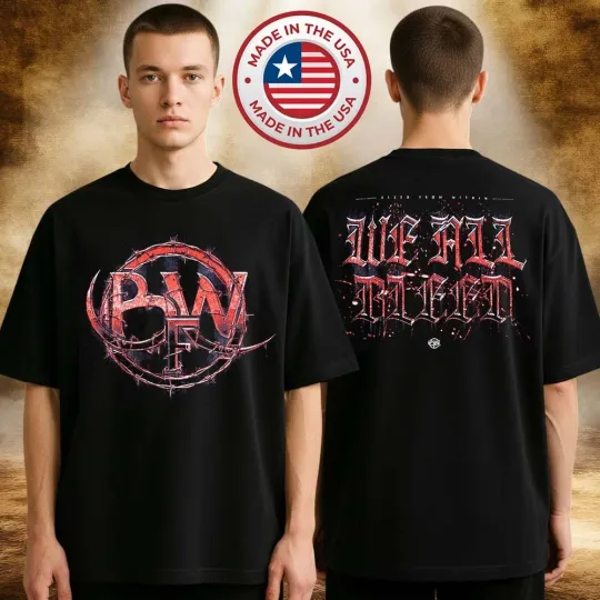 Discover Bleed from Within Barbed Wire Double Sided T-Shirt