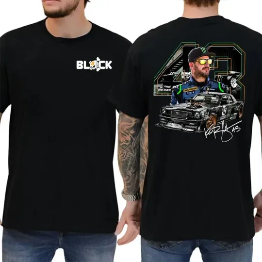 Discover Block#43 Forever Double-Sided Tee| Legend Racing Unisex