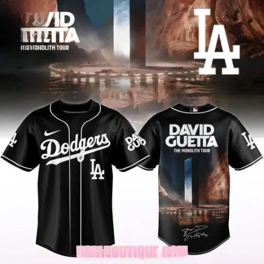 Discover Dodgers x David The Monolith Tour 2026 Jersey