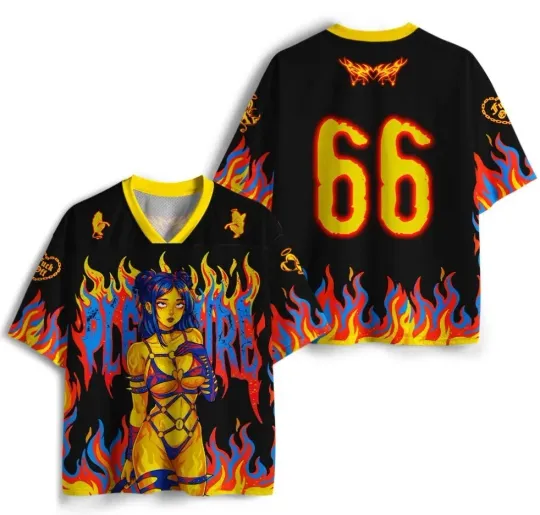 Pleasure Mesh Football Jersey