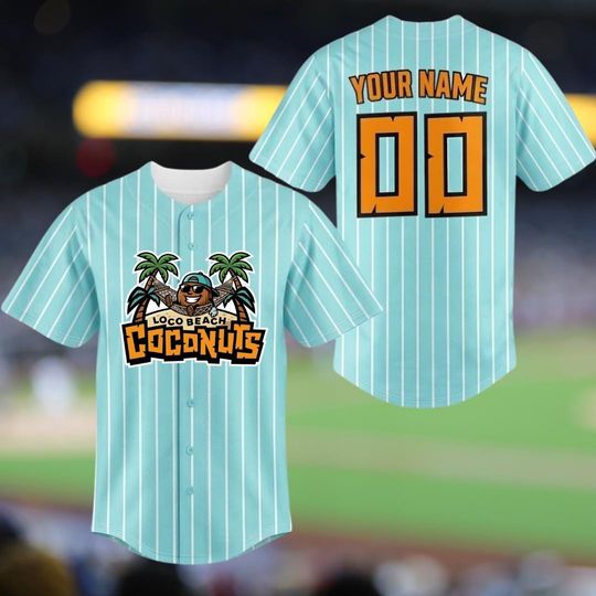 Discover Personalized Coconuts Baseball Jersey, Loco Beach Jersey Shirt, Custom Coconuts Fan Gift