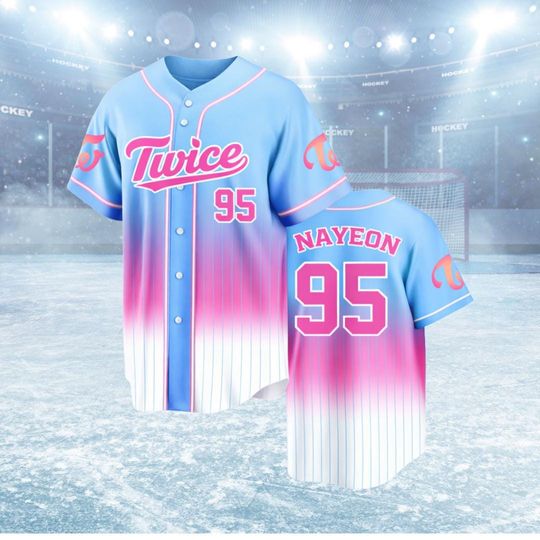 Discover Custom Twice Baseball Jersey: Personalized Name & Number, Twice Kpop Jersey