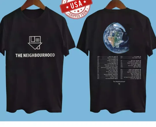 Discover The Neighbourhood the World Tour 2026 Concert T-Shirt