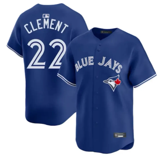 [ All Printed ]Blue Jayss Royal Blue Alt Limited Baseball Jersey Ernie Clement