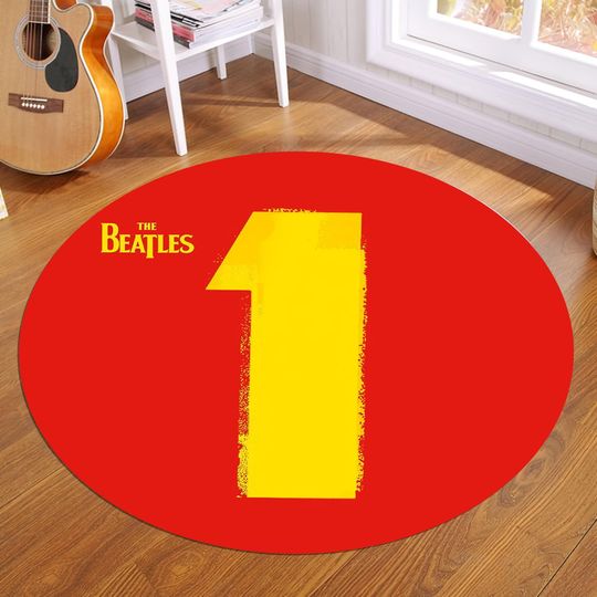 The Beatles Album Art Round Rug