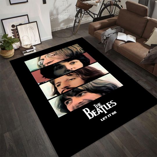Discover The Beatles Rug - Music Fan Gift, Anti-Slip Polyester Area Rug