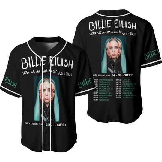 Billie Eilish Hit Me Hard And Soft The Tour Jersey