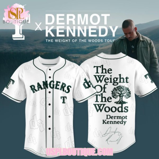 Texas Rangers x Dermot Kennedy The Weight Of The Woods Tour 2026 Jersey