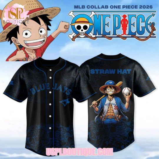Toronto Blue Jays x One Piece Straw Hat 2026 Jersey