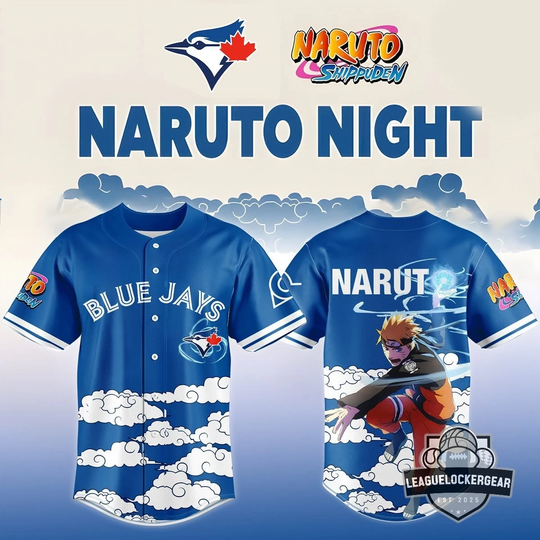 Blue Jays Narutoo Night Baseball Jersey