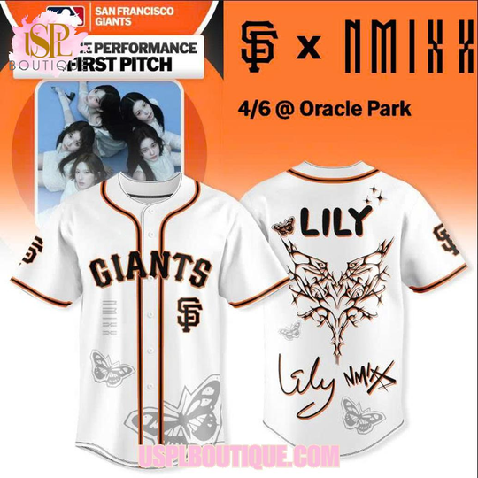 San Francisco Giants x “Lily” NMIXX 4/6 @ Oracle Park 2026 Jersey