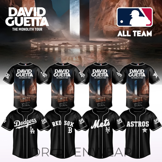 Discover All Team x David Guetta The Monolith Tour 2026 Limited Edition Jersey
