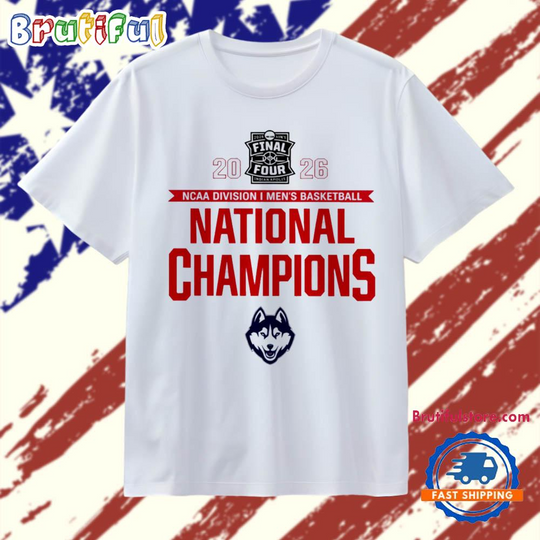 UConn Huskies 2026 NCAA Division I Men’s Basketball Final Four National Champions classic T Shirt