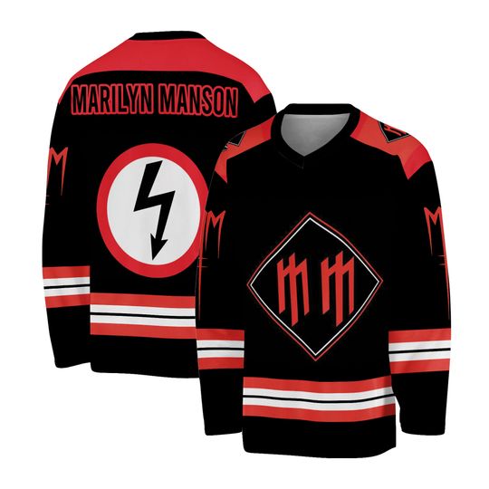Marilyn Manson Unisex Hockey Jersey