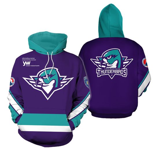 Springfield Thunderbirds 2026 Purple Warm Up Night Hoodie