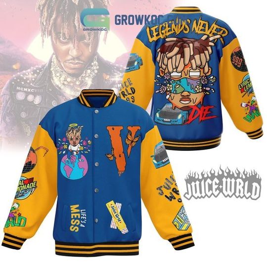 Juice Wrld Legends Never Die Baseball Jacket