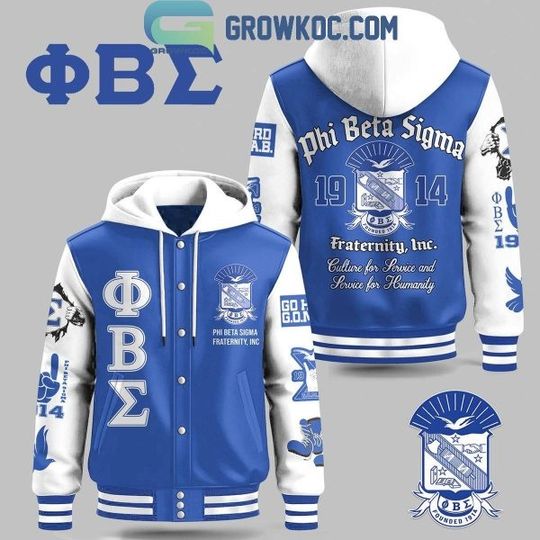 Phi Beta Sigma 1914 Fraternity Inc. Baseball Jacket
