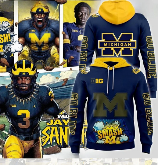 Discover Smash Michigan Wolverines Go Blue Special Hoodie