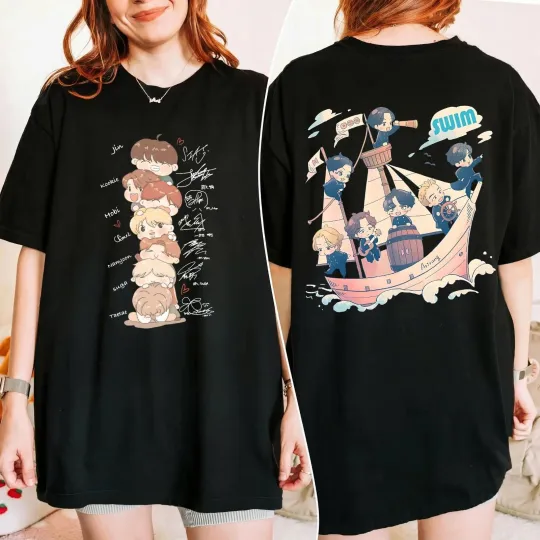 Discover BTS Arirang World Tour Swim Track Shirt, Bangtan 2026 Concert Tee, Merch Gift fo