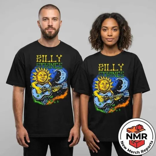 Discover Billy Strings@ Spring Tour 2026 Sun And Moon T-Shirt