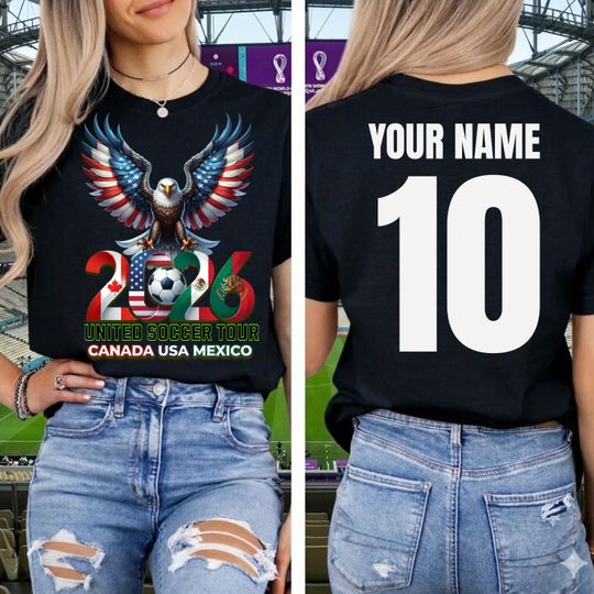 Discover 2026 United Soccer Tour, World Cup 2026 Shirt, World Cup 2026 Tee, 2026 Soccer Tee, USA Canada Mexico, Custom World Cup, 2026 Trip Shirt