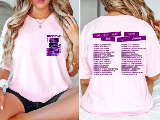 Discover Wolrd Tour Shirt 2026, Boy Band T-shirt