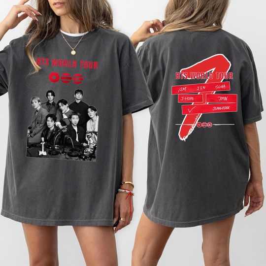 Discover Bts World Tour 2026 Shirt Concert 2026 Shirt, Army Fan Gift, Bangtan Comeback Tshirt, Merch, Army Kpop T Shirt