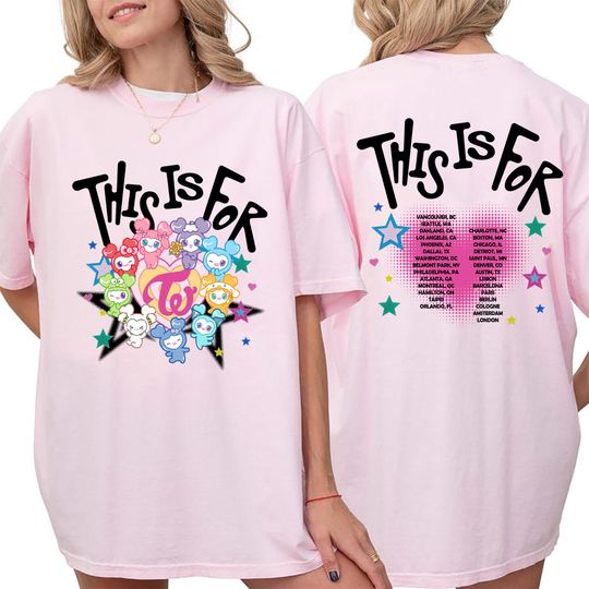 Discover Twice Lovely World Tour Part 2 T-shirt, Twice This For Shirt, Twice Tour 2026 Merch