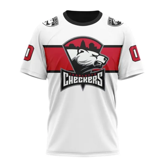 Discover Charlotte Checkers Personalized 2025/26 White Design 3D Hockey Fans