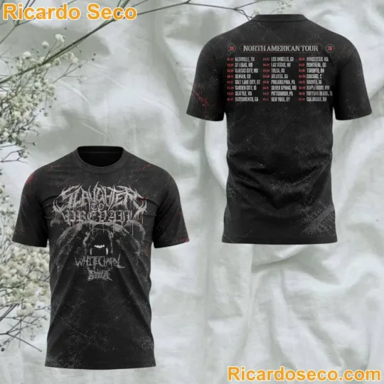 Discover Slaughter To Prevail North America Tour 2026 3D T-shirt