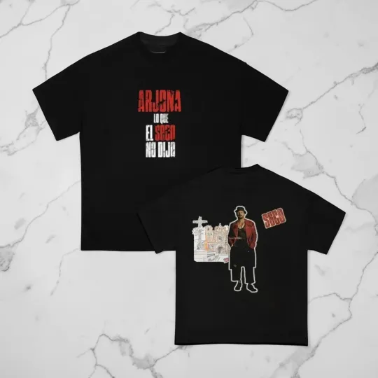 Discover Ricardo Arjona 'Lo Que El Seco No Dijo' Tour 2026 Double Sided T-Shirt
