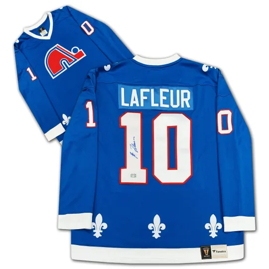 Discover Vintage Quebec Nordiques Guy Lafleur Hockey Jersey