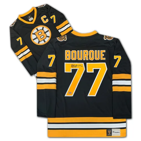Black Raymond Bourque Boston Bruins Hockey Jersey