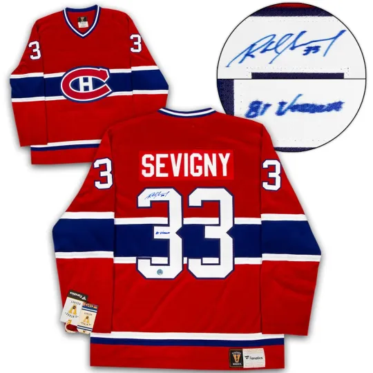Discover Richard Sevigny Canadiens de Montréal Hockey Jersey