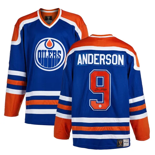 Discover Glenn Anderson Edmonton Oilers Retro Fanatics Hockey Jersey
