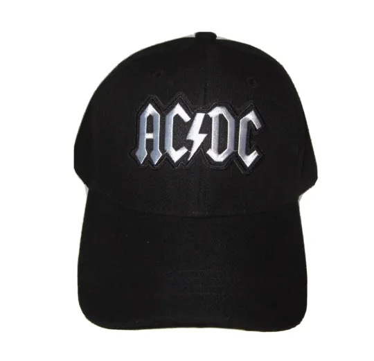 Discover AC-DC  Music Band Embroidered Logo Patch Adjustable Baseball Hat