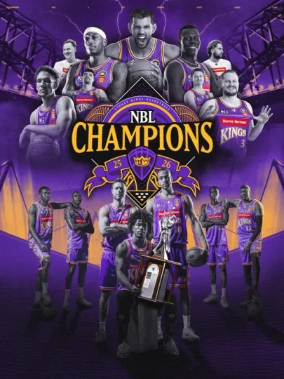 Discover Sydney Kings 2026 NBL Champions Poster