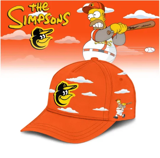 Discover The Simpsons Orioles Homer Wonderbat Crossover Classic Cap