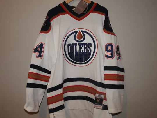 Mitchell & Ness Edmonton Oilers #94 Power Play Men's Hockey Jersey