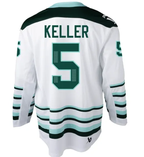 Discover Boston Fleet Megan Keller White Hockey Jersey Adult Bauer Replica PWHL