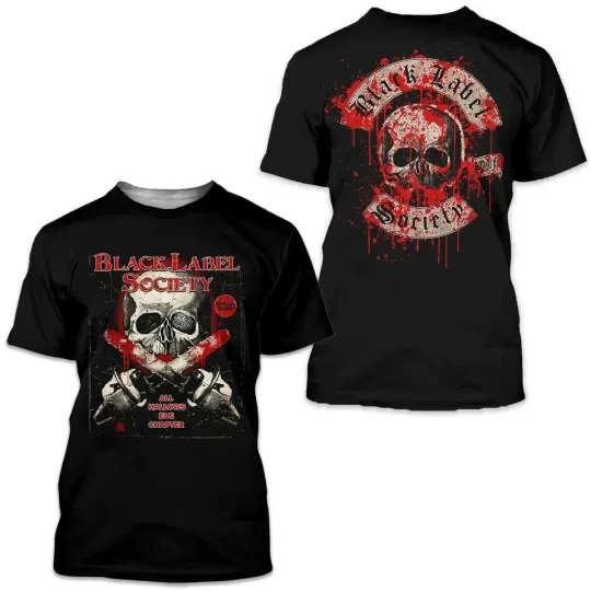 Discover Black Label Society North America Tour 2026 3D T-Shirt