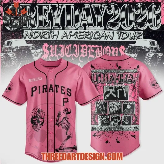 Discover Pirates X $uicideboy$ Greyday 2026 – North American Tour Jersey
