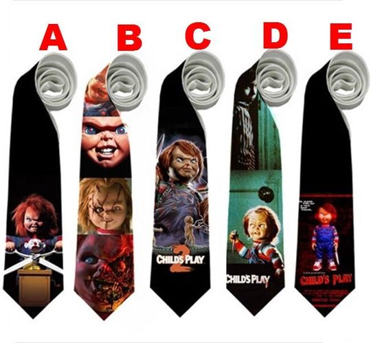 Discover Necktie Chucky Horror Doll Slasher Charles Lee Ray Cosplay