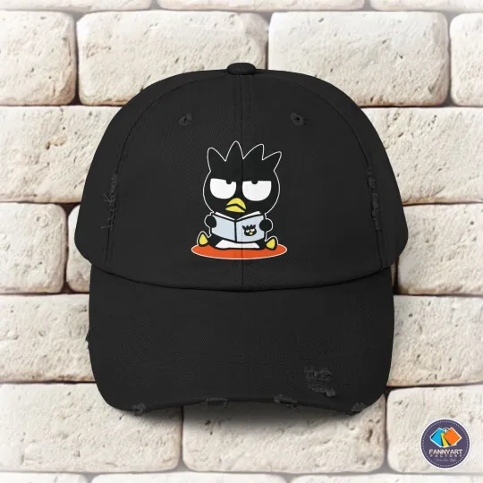 Badtz-Maru Penguin Unisex Embroidered Distressed Cap