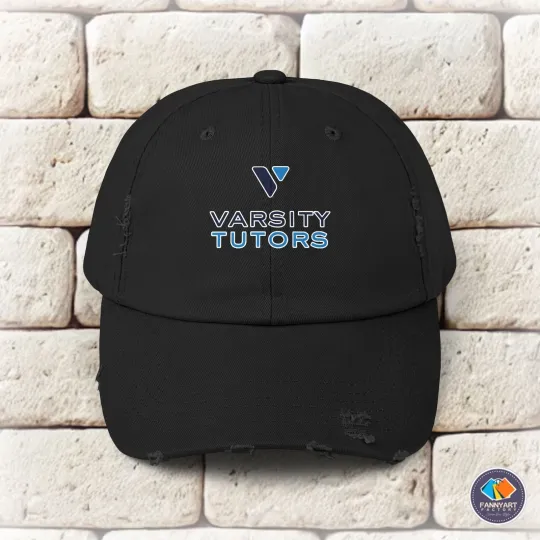 Varsity Tutors Franchise Logo Unisex Distressed Cap